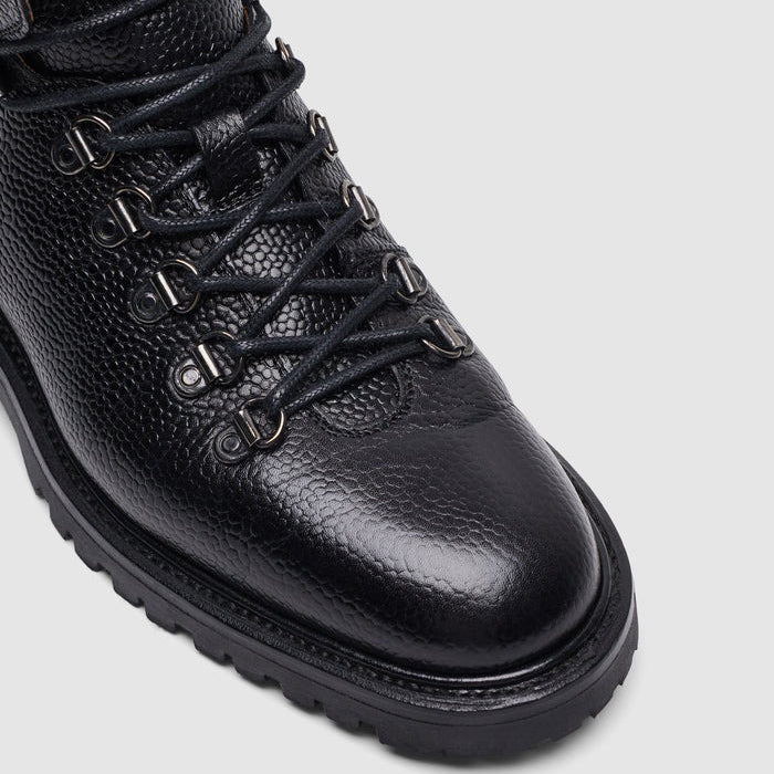 Men's Vintage Distressed Leather Ankle Boots - Outdoor Casual Style