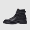 Men's Vintage Distressed Leather Ankle Boots - Outdoor Casual Style