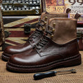 Leather & Suede Hybrid Work Boots