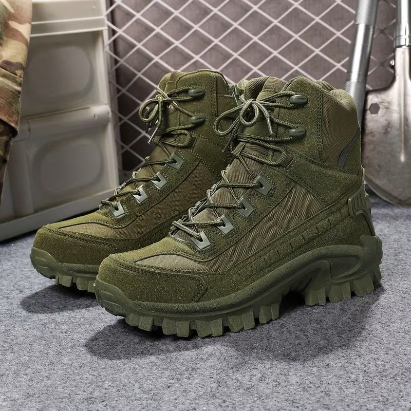 Outdoor High-Top Tactical Boots | Versatile Heavy-Duty Footwear