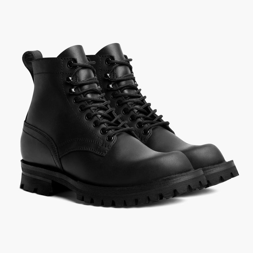 Premium Leather Work Boots | Retro Rugged Men’s Footwear