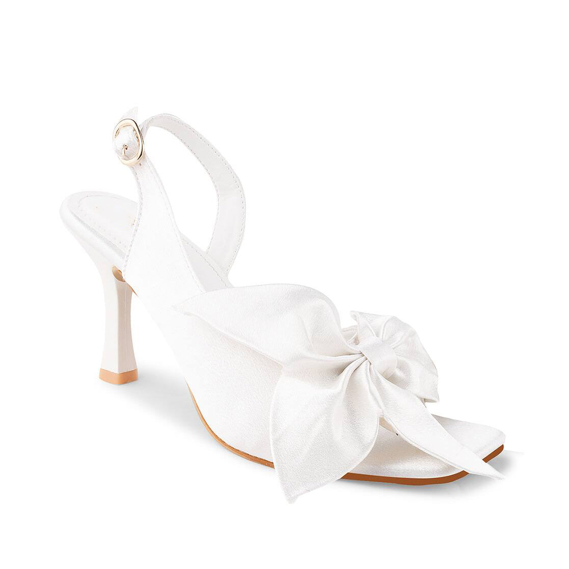 Ladies' Satin Bridal Slingback Sandals