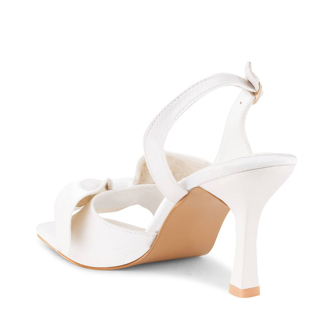 Ladies' Satin Bridal Slingback Sandals