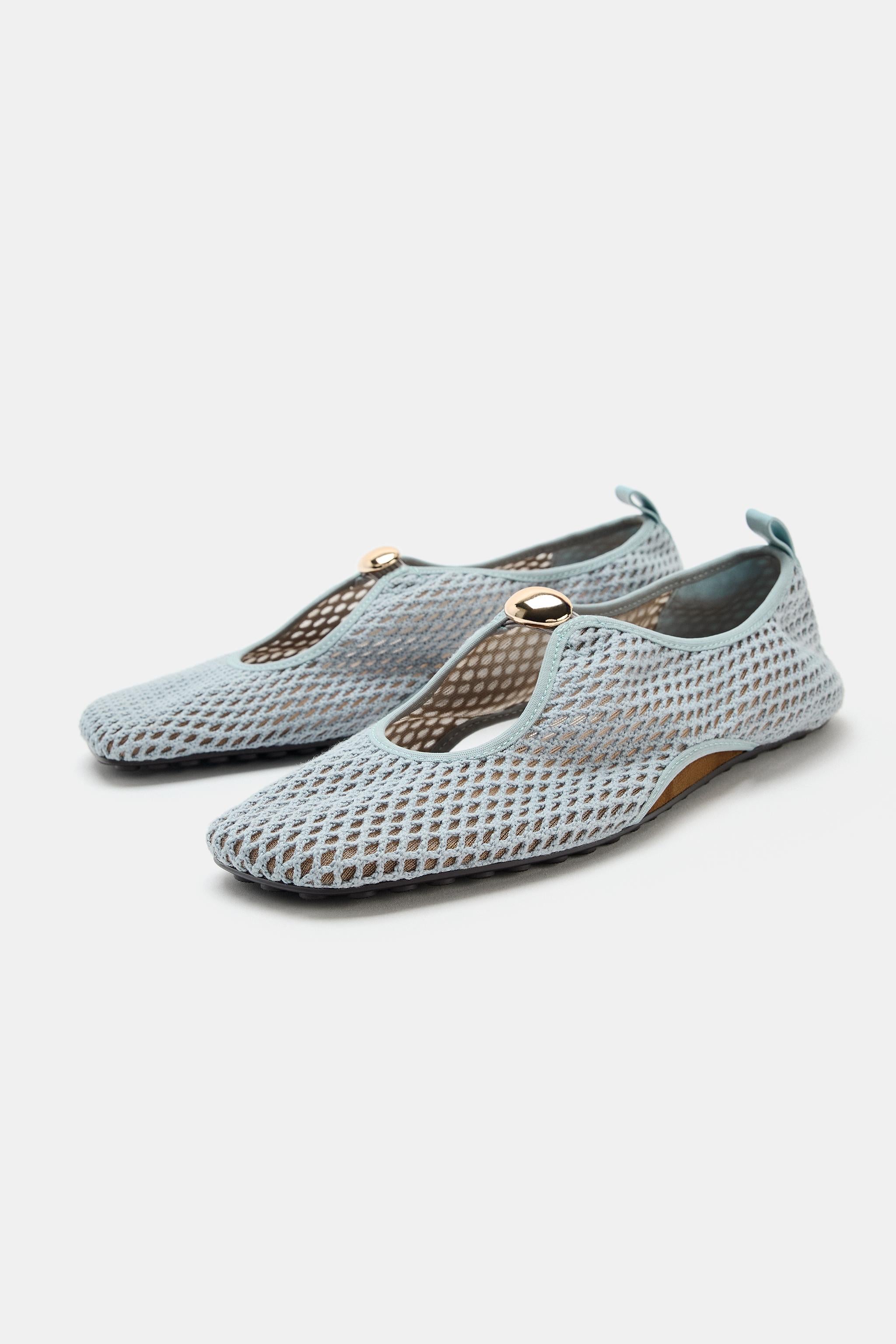 Women's Mesh Mary Jane Flats