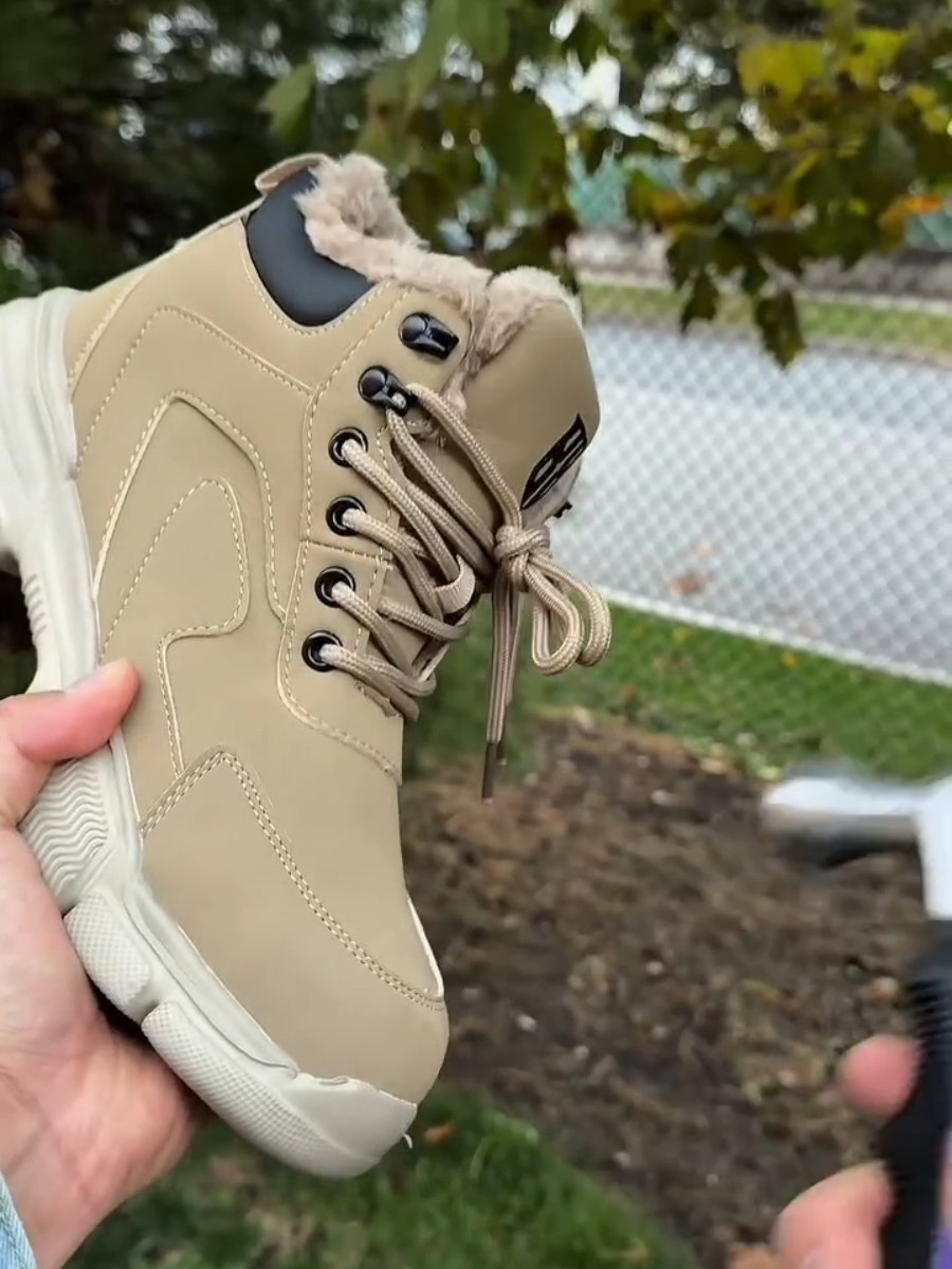 Men's Lace-Up Fleece-Lined Boots