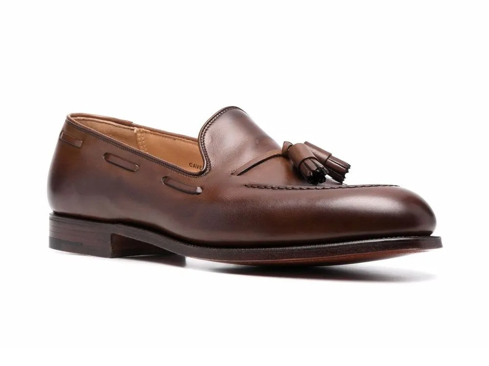 Hand-Burnished Tassel Loafers