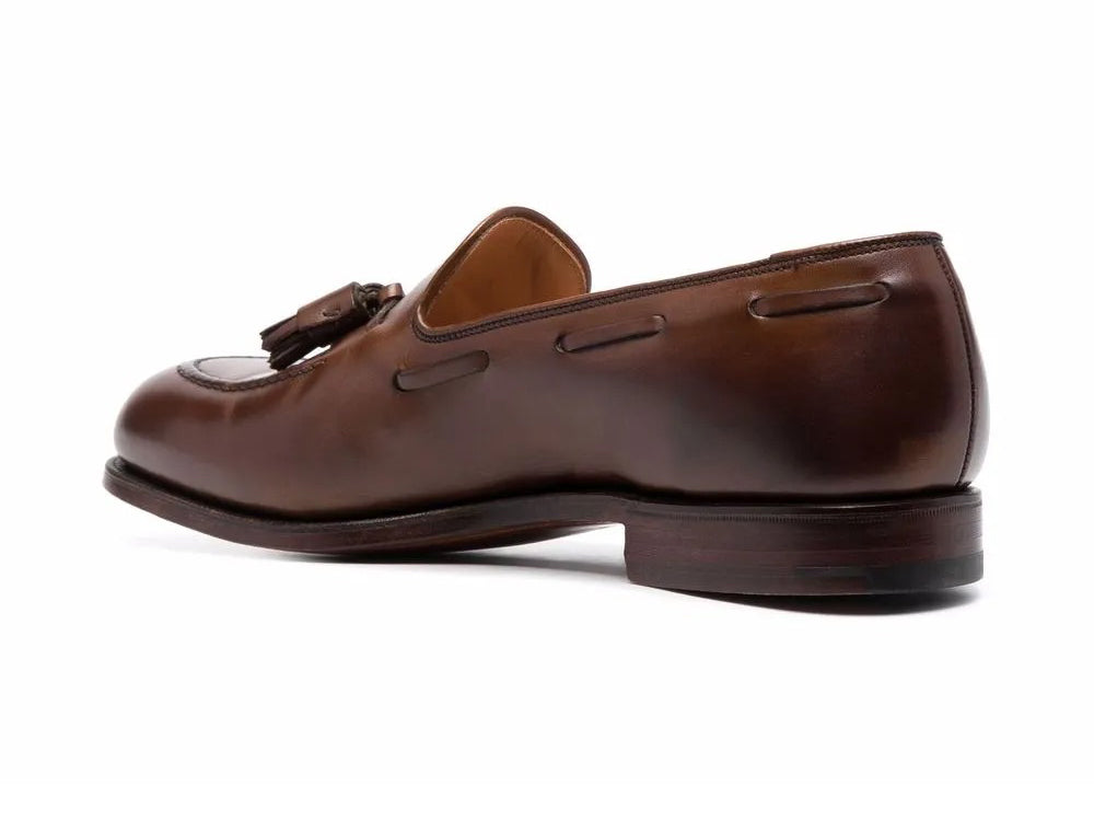 Hand-Burnished Tassel Loafers