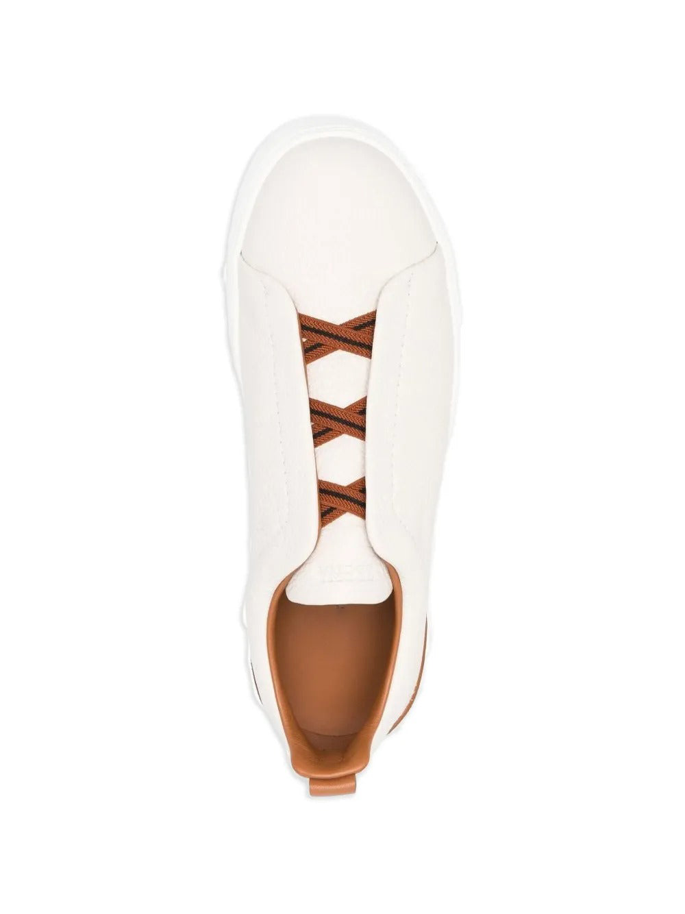 Men's Pebbled Leather Laceless Casual Shoes