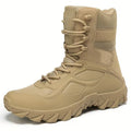 Men's High-Top Paneled Boots | Lightweight Outdoor Ankle Boots For Daily Use