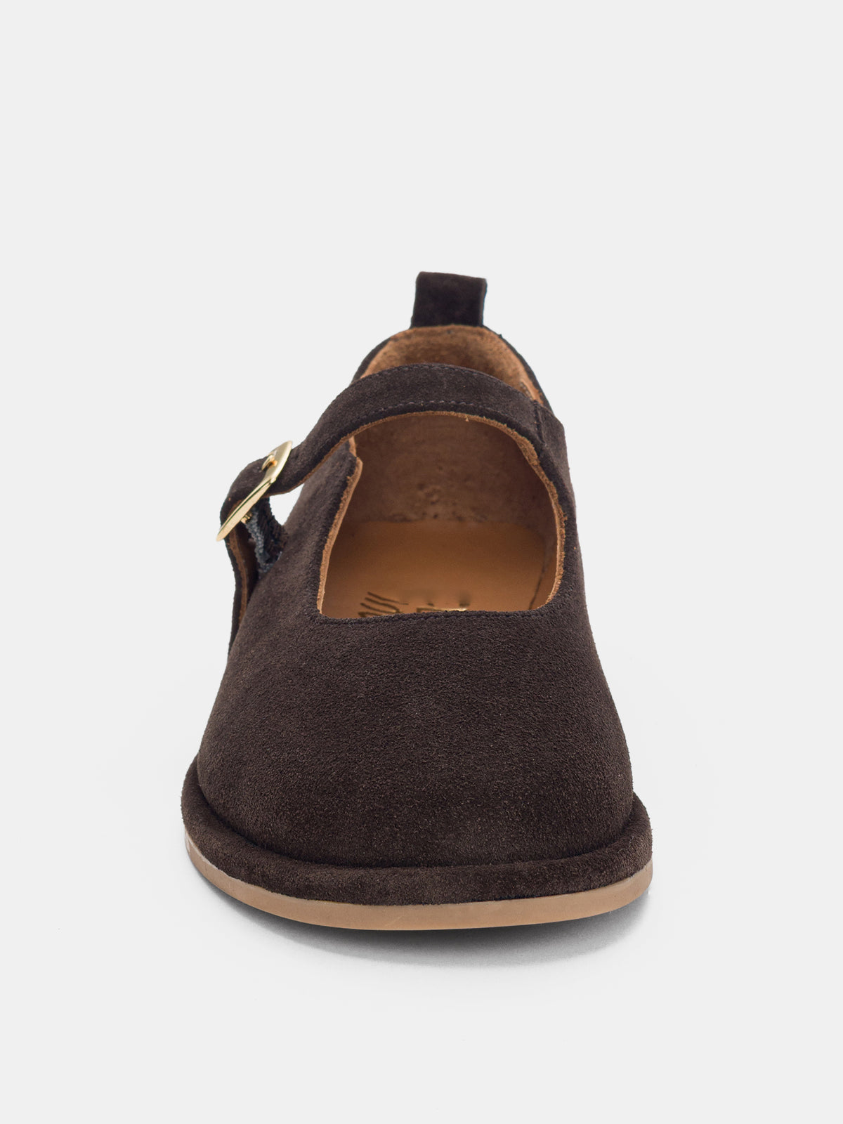 Women's Suede Mary Jane Flats