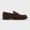 Minimalist Suede Penny Loafers