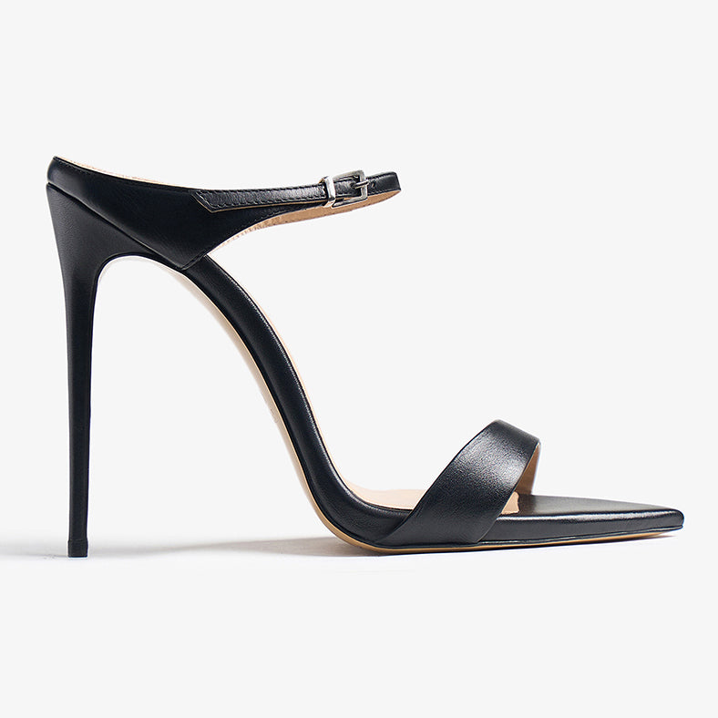 Ladies' Minimalist Open-Toe Stiletto Heels