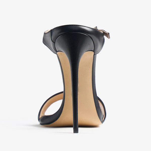 Ladies' Minimalist Open-Toe Stiletto Heels