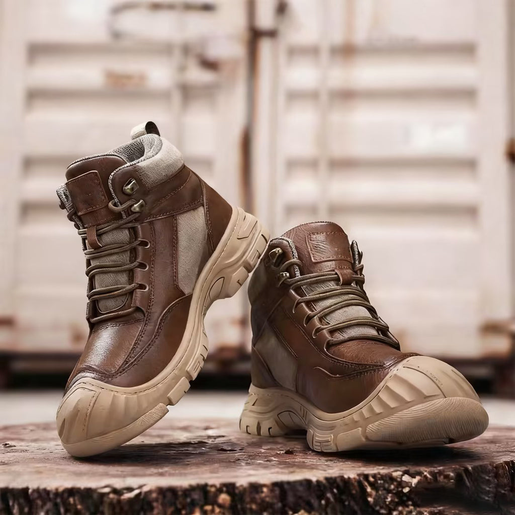 Men's High-Top Work Boots | Breathable & Durable For Daily & Outdoor