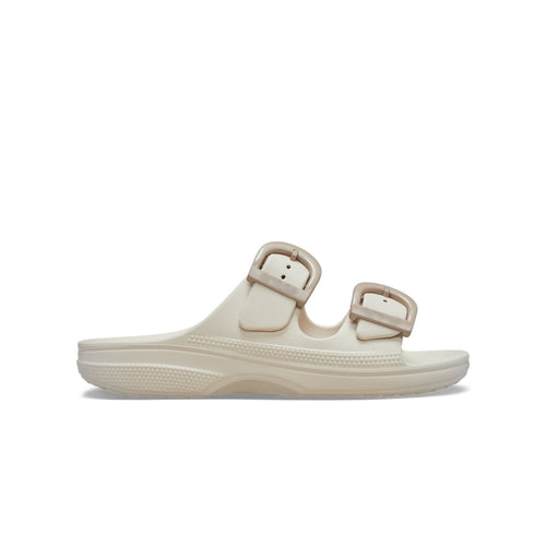Ladies Dual Buckle Adjustable Slide Sandals