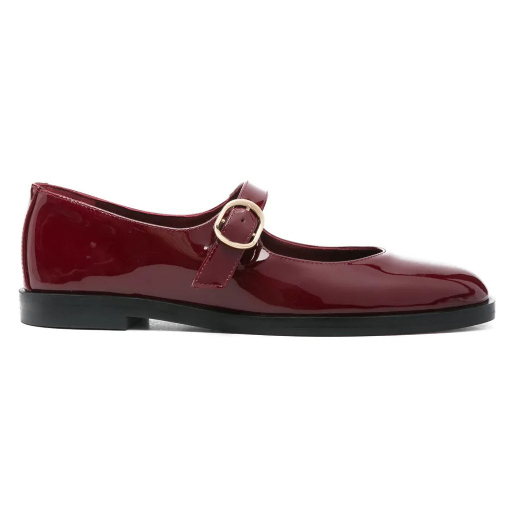 Glossy Patent Leather Mary Jane Ballet Flats