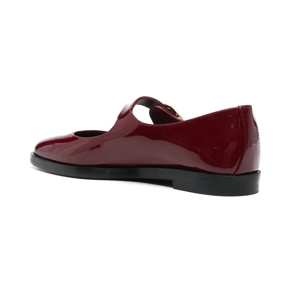 Glossy Patent Leather Mary Jane Ballet Flats
