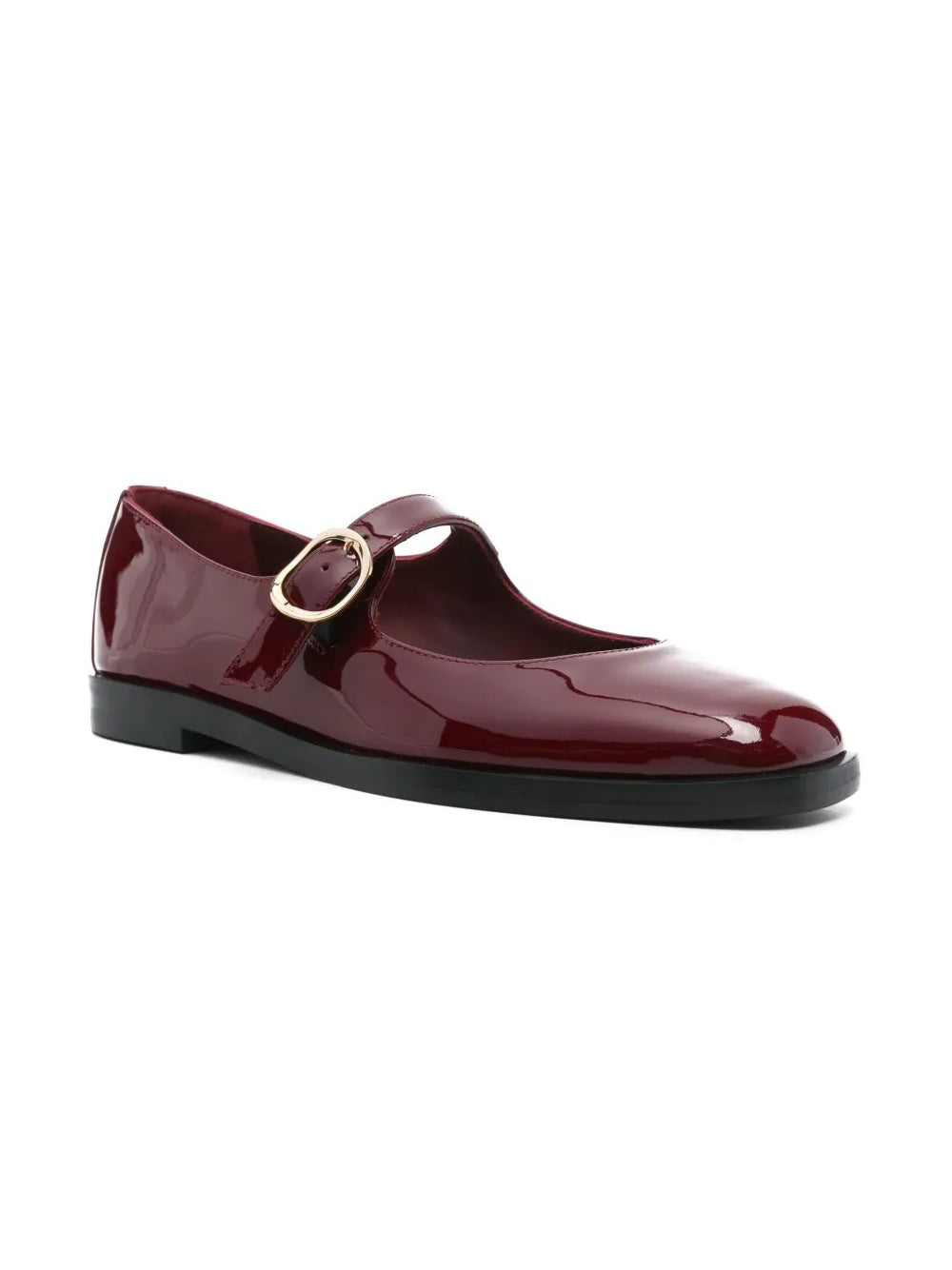 Glossy Patent Leather Mary Jane Ballet Flats