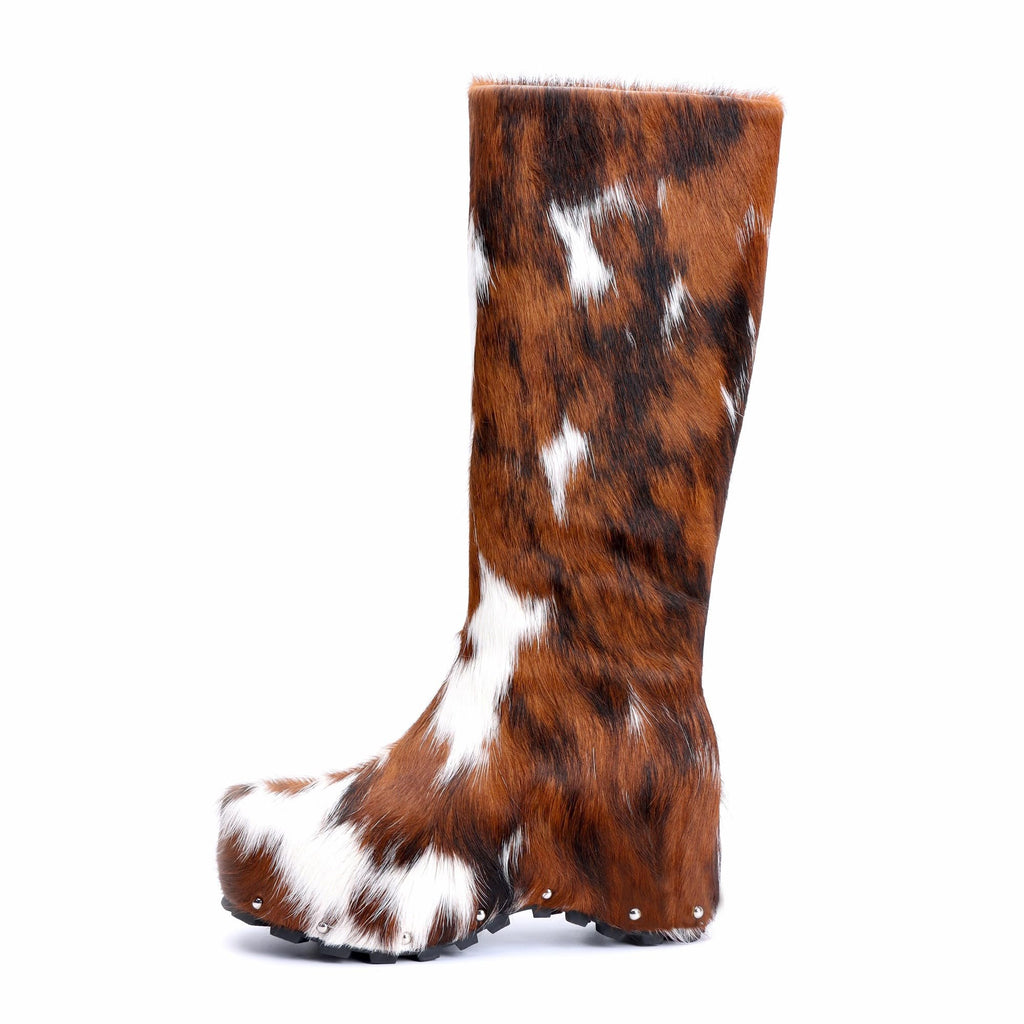 (⏰Last Day Promotion $10 OFF)-Luxury Calf Hair Women’s Knee-High Boots