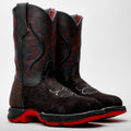 EXCLUSIVE Black Rough-Out Boots
