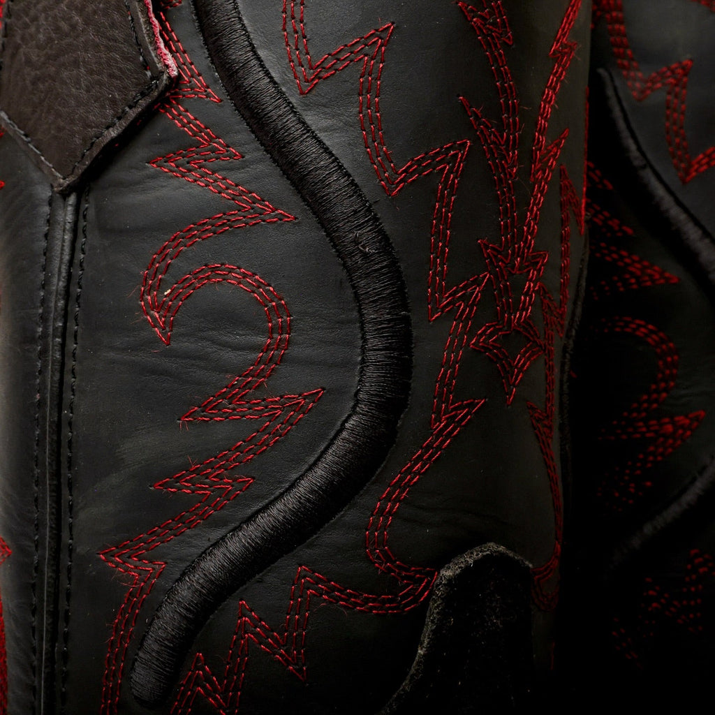 EXCLUSIVE Black Rough-Out Boots