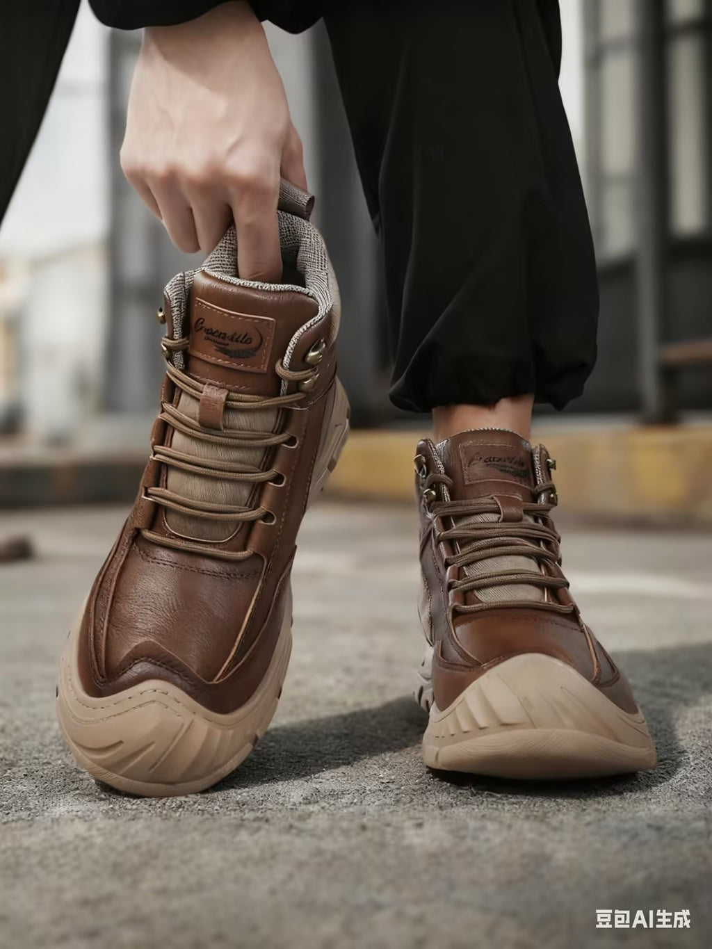 Men's High-Top Work Boots | Breathable & Durable For Daily & Outdoor