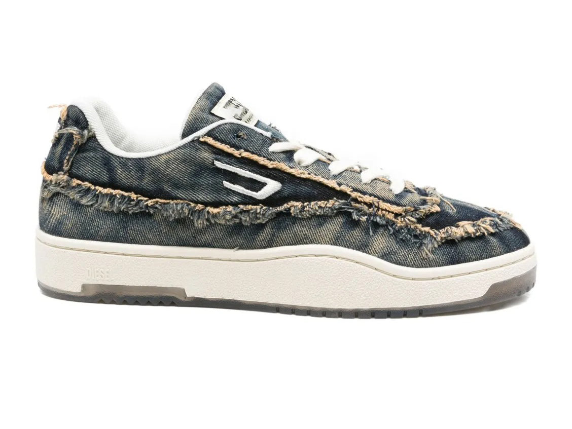Men's Vintage Washed Denim Casual Shoes