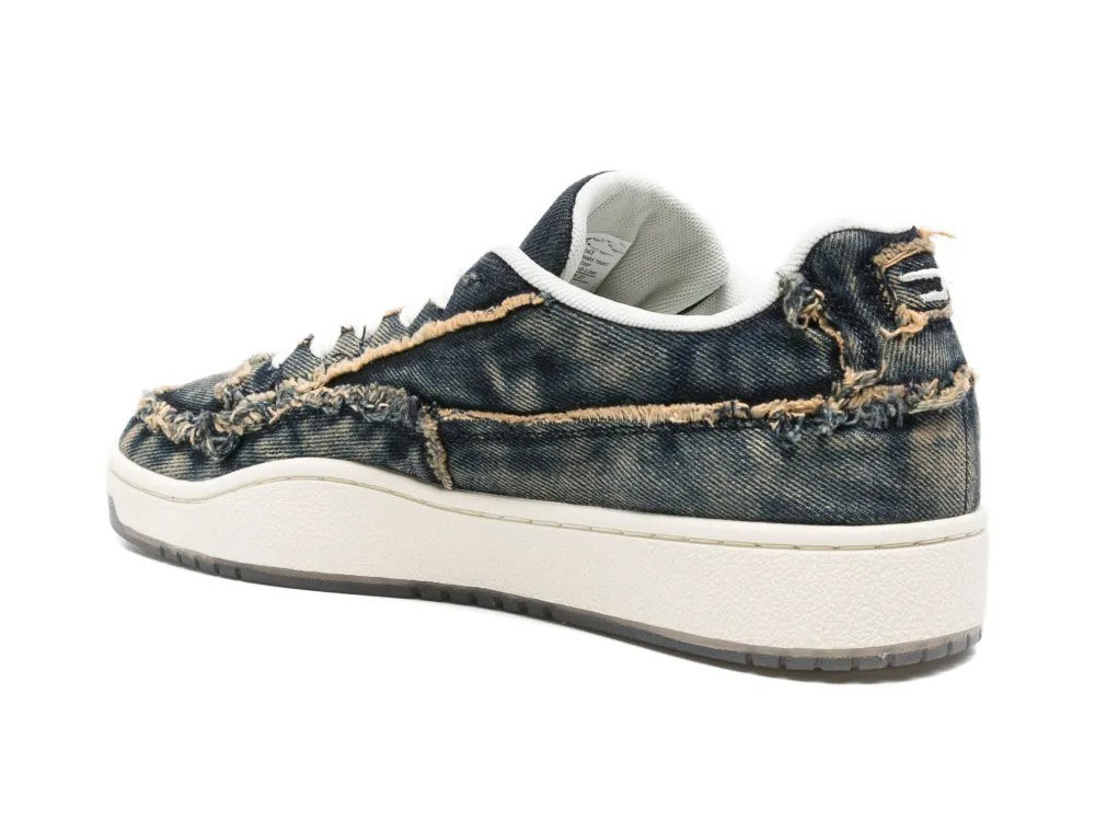 Men's Vintage Washed Denim Casual Shoes