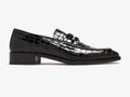 Men's Crocodile Embossed Horsebit Loafers