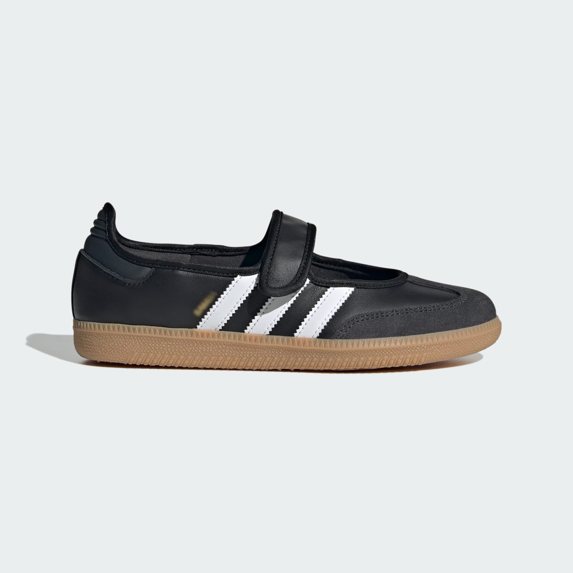 Vintage 3-Stripe Mary Jane Velcro Strap Flat Sneakers