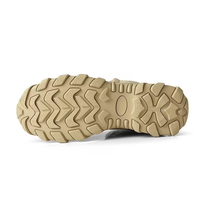 Men's High-Top Paneled Boots | Lightweight Outdoor Ankle Boots For Daily Use