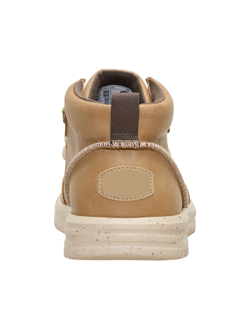 Beige Pebbled Moc-Toe Chukka Boots｜Lightweight