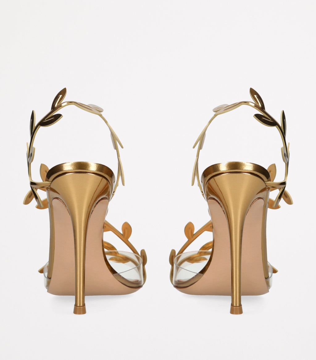 Ladies' Botanical Crystal Pointed-Toe Heels