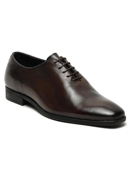 Textured Leather Formal Dress Shoes
