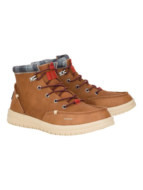 Tan Suede Moc-Toe Casual Ankle Boots