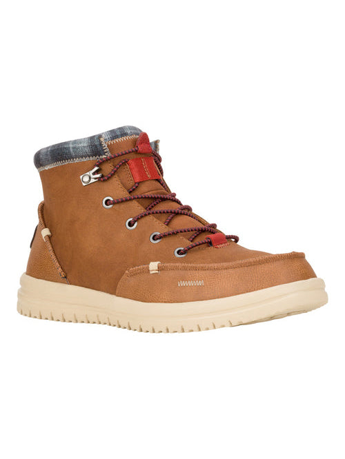 Tan Suede Moc-Toe Casual Ankle Boots