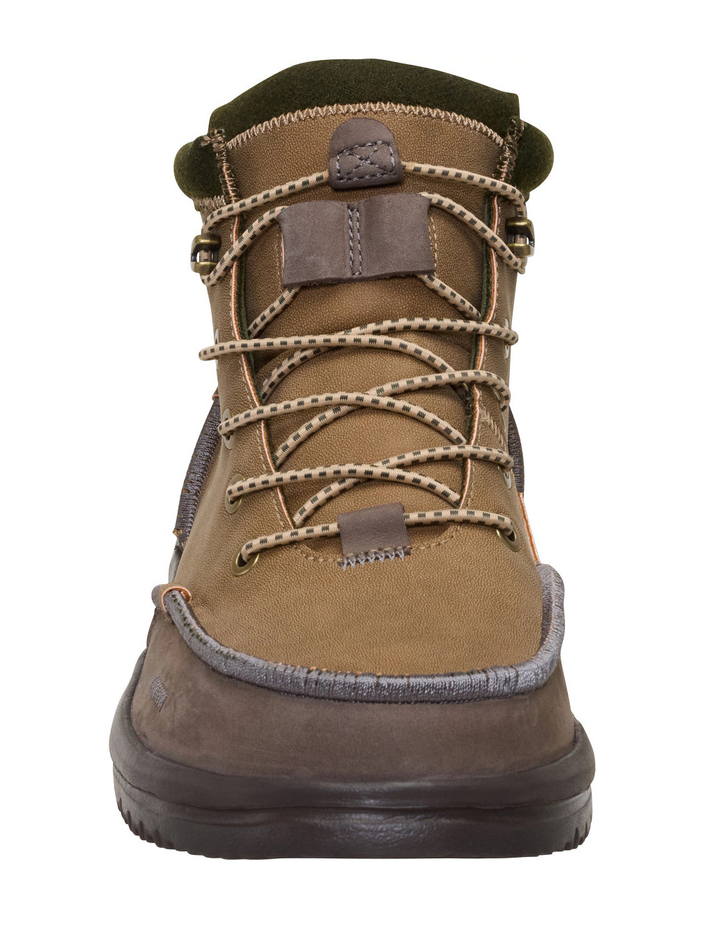 Contrast Panel Cozy Winter Casual Boots