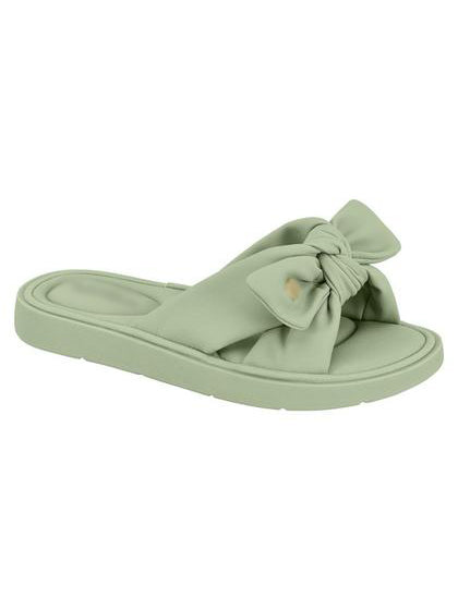 Ladies' Casual Soft-Sole Bow Decor Flat Mules