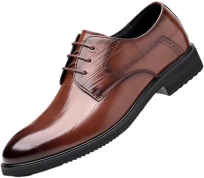 Polished Lace-Up Business Dress Shoes