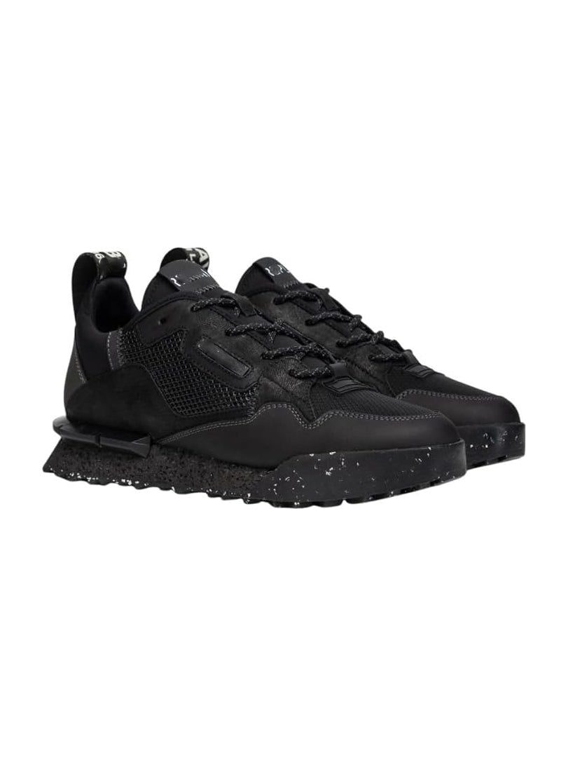 Men's All-Black Techwear Chunky Sneakers