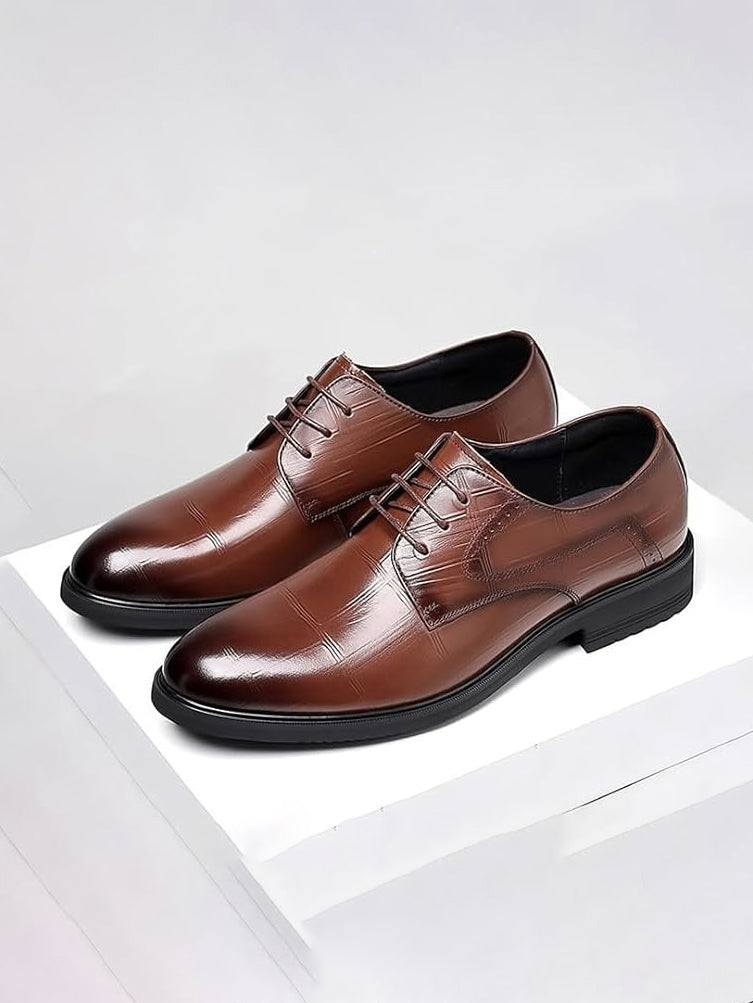 Polished Lace-Up Business Dress Shoes