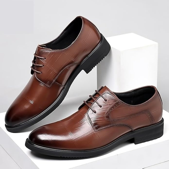 Polished Lace-Up Business Dress Shoes