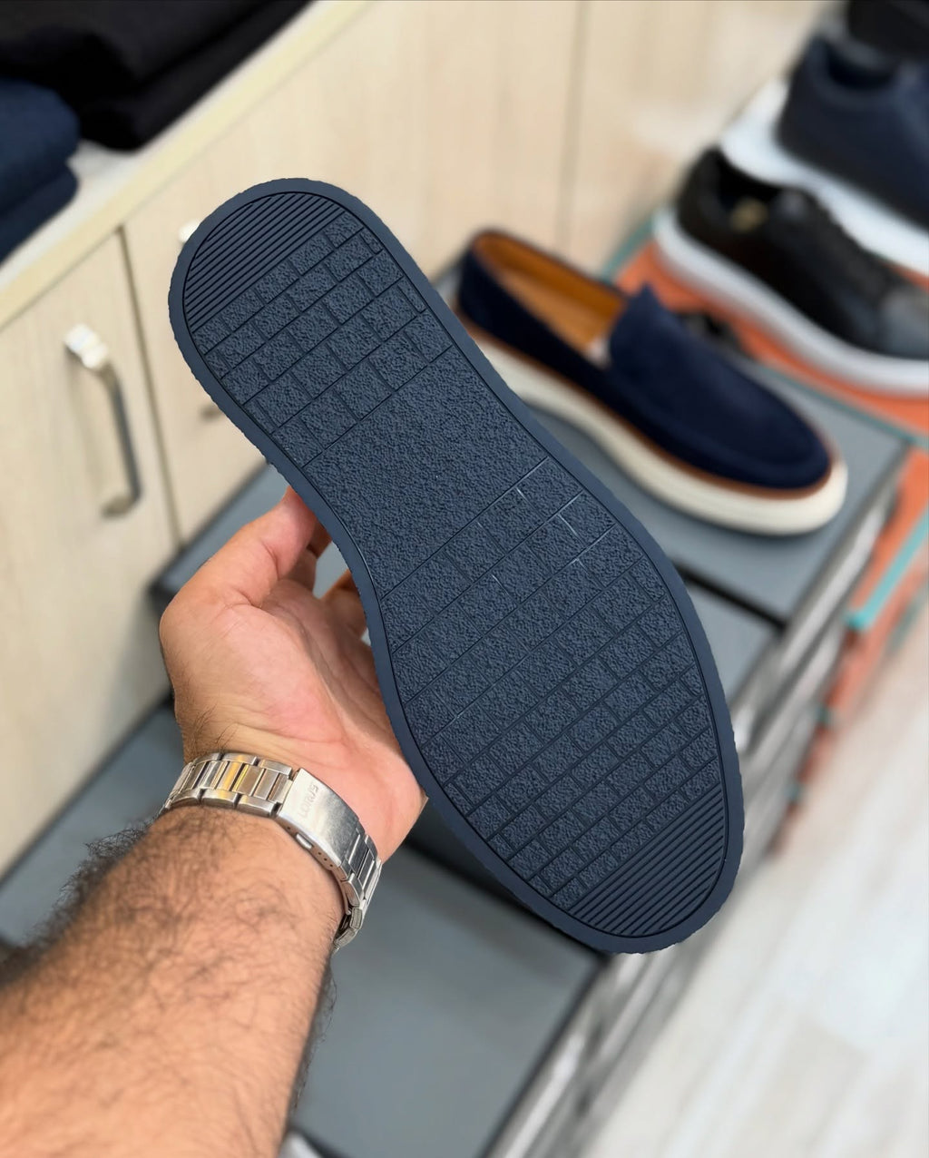 Men's Contrast Trim Casual Shoes