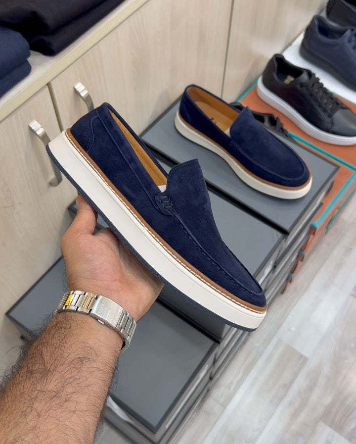 Men's Contrast Trim Casual Shoes