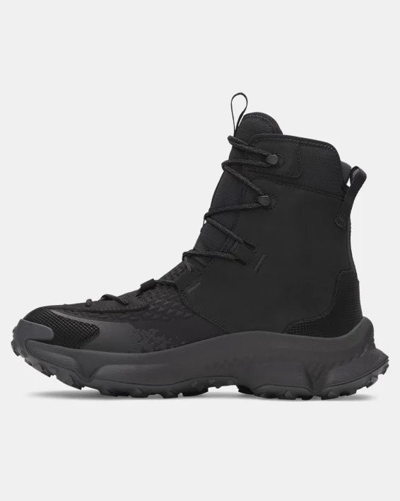 All-Black Tactical High-Top Hiking Boots