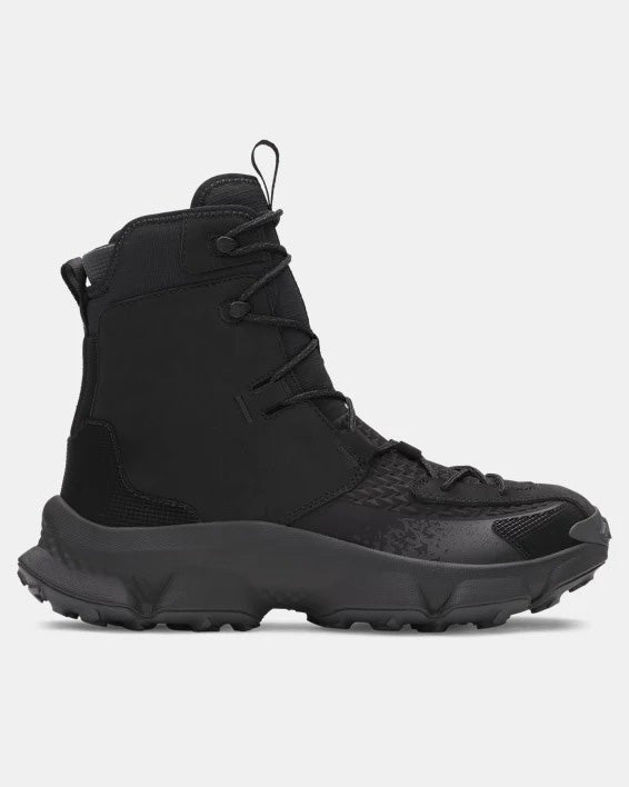 All-Black Tactical High-Top Hiking Boots
