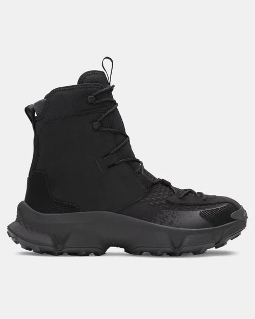 All-Black Tactical High-Top Hiking Boots