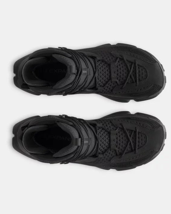 All-Black Tactical High-Top Hiking Boots