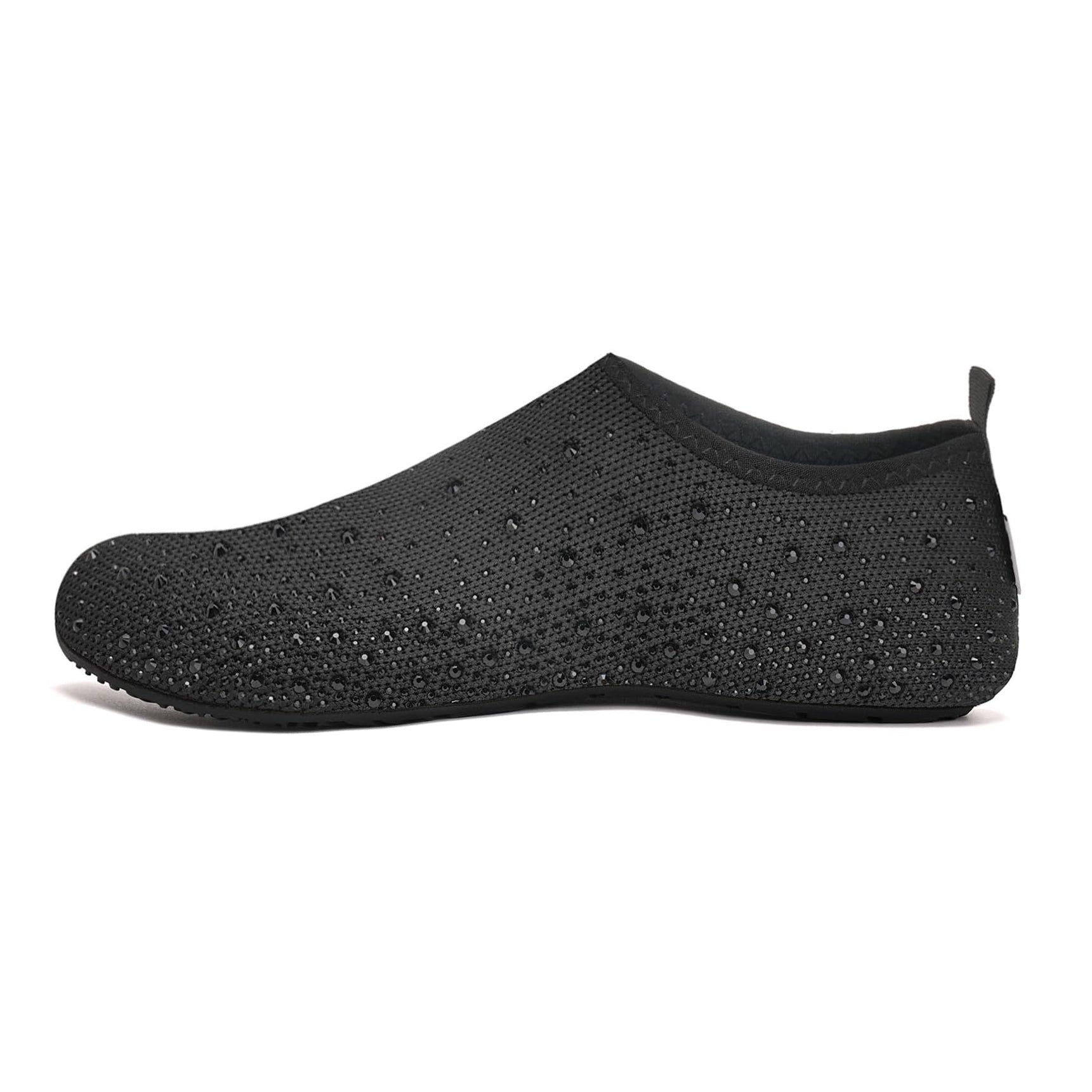 Ladies' Sparkly Slip-On Barefoot Aqua Socks