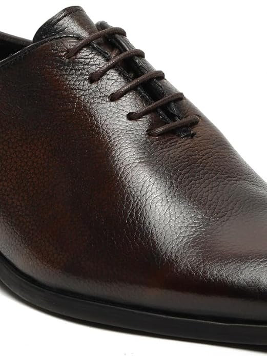 Textured Leather Formal Dress Shoes